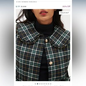 Blake jacket size medium. Plaid. Never worn.